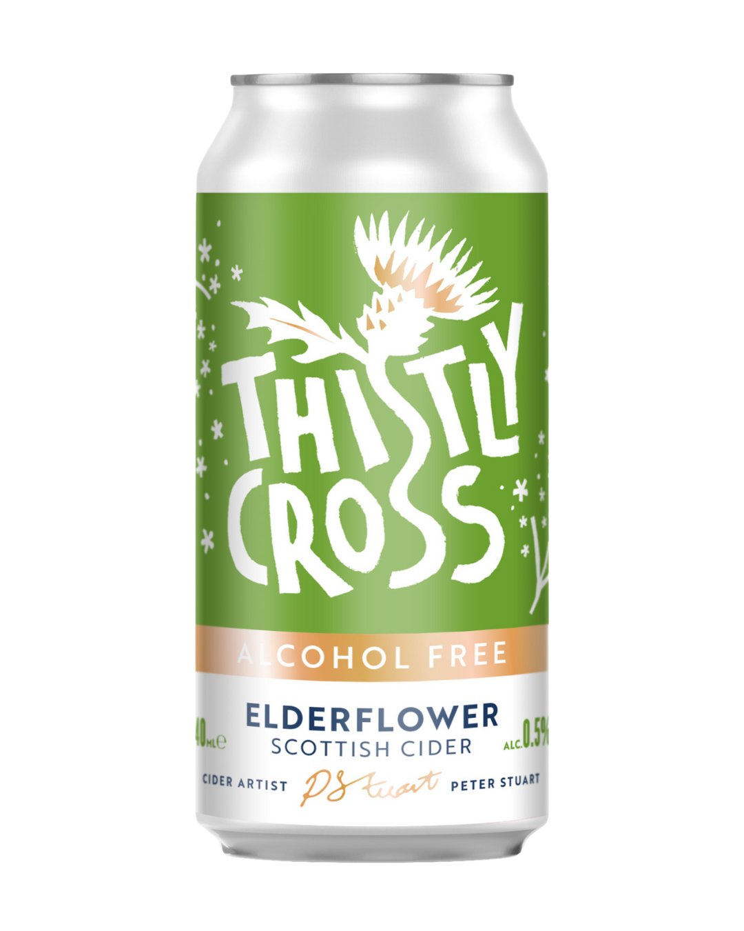 Elderflower Alcohol Free Cider - Cans