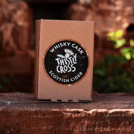 Thistly Cross Whisky Cask Cider box